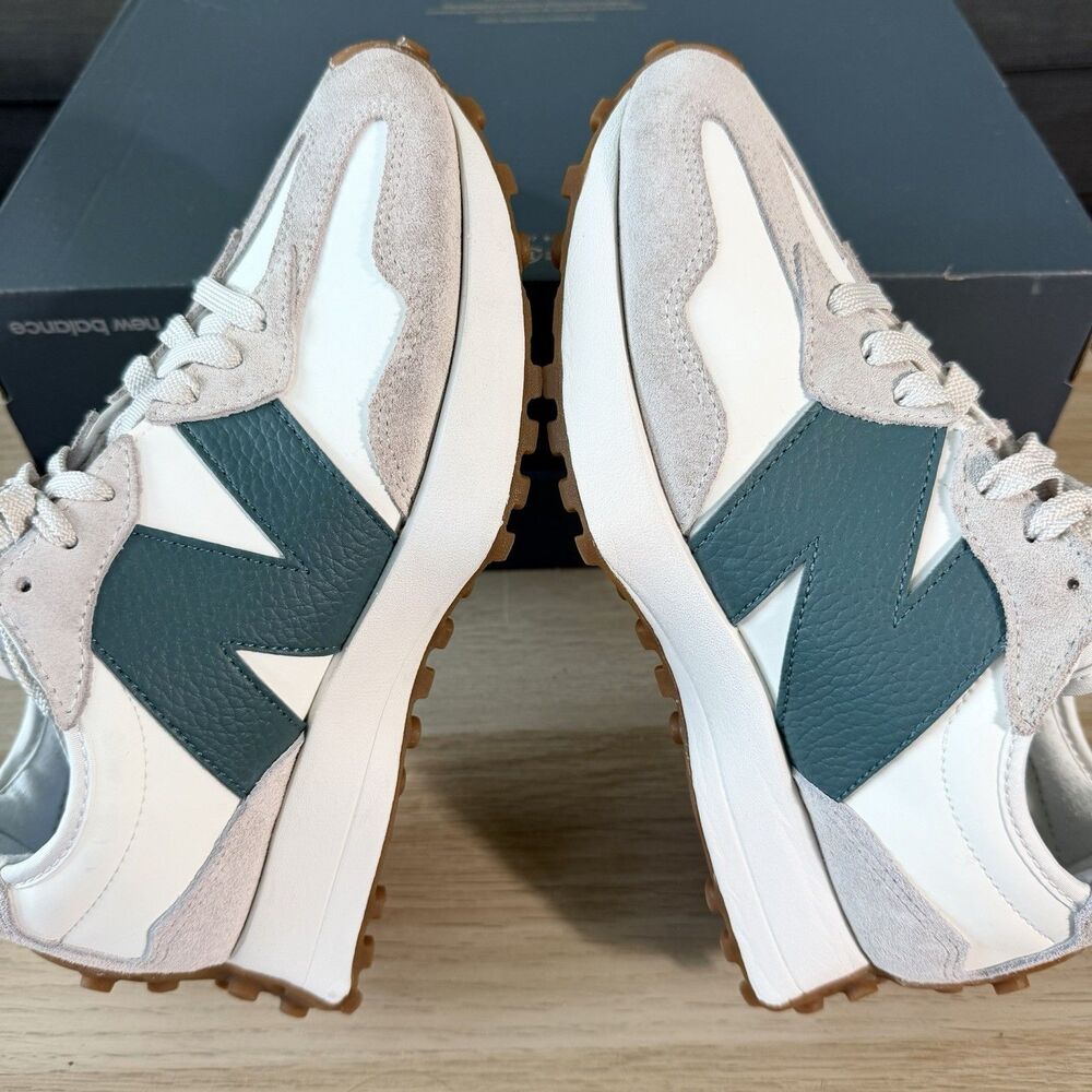New Balance 327 Moonbeam New Spruce Gray Green Casual Sneakers Women's Size 7.5 - Picture 12 of 12